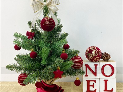 Hộp 35 phụ kiện châu nhung Đỏ phun kim tuyến Vàng [Nhiều kiểu - ĐK 3-6cm] PKT-X-08